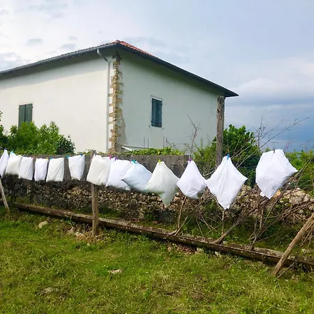 Un écrin dans la nature Espelette Extérieur photo